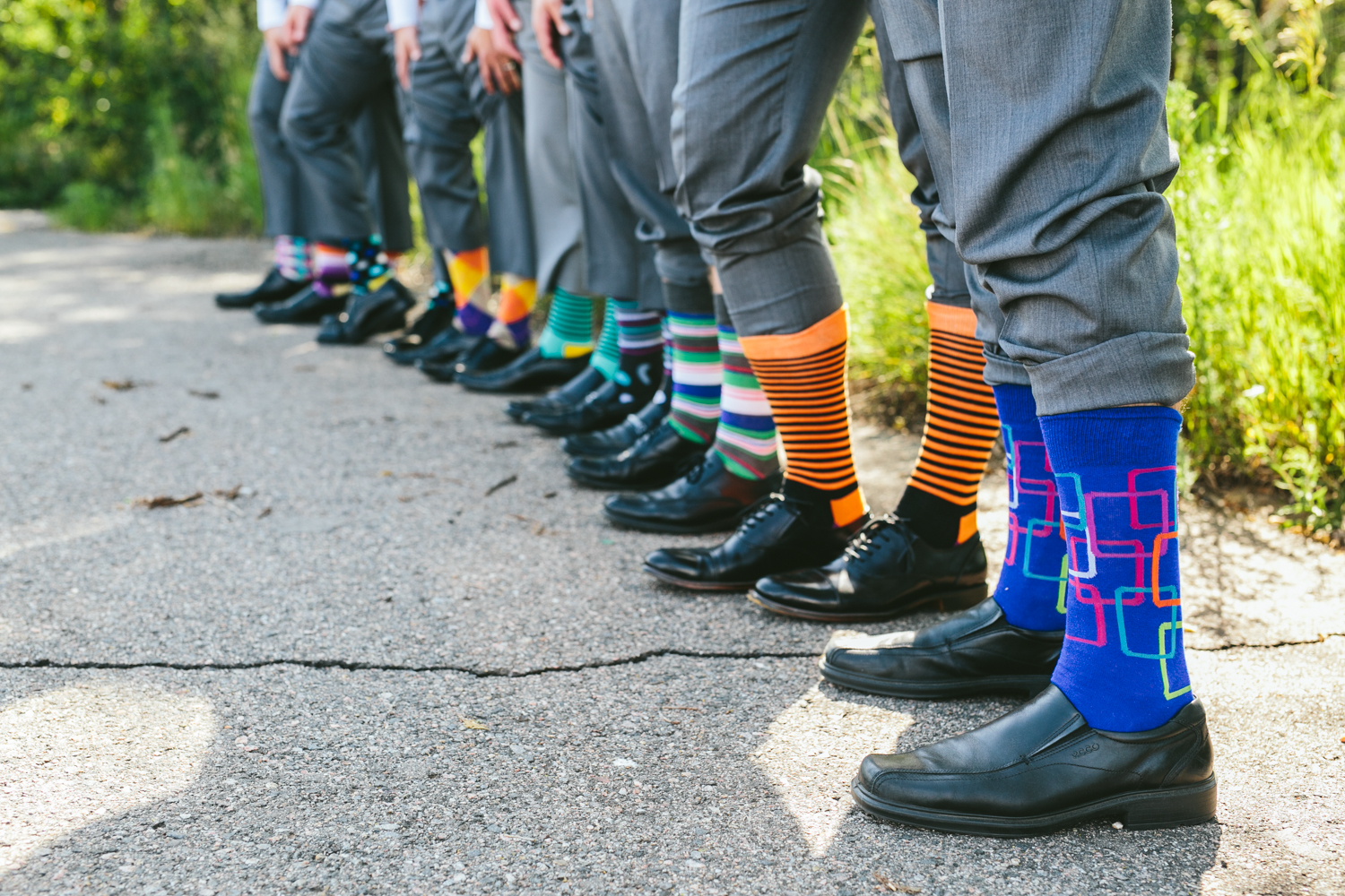 Colorful Wedding Socks 