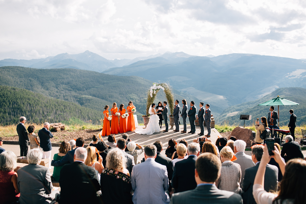 Vail Wedding Deck Wedding