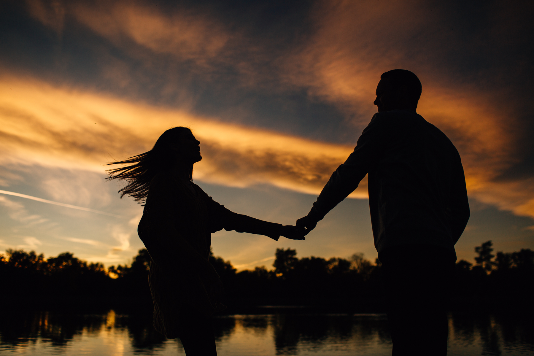 Wash park engagement session