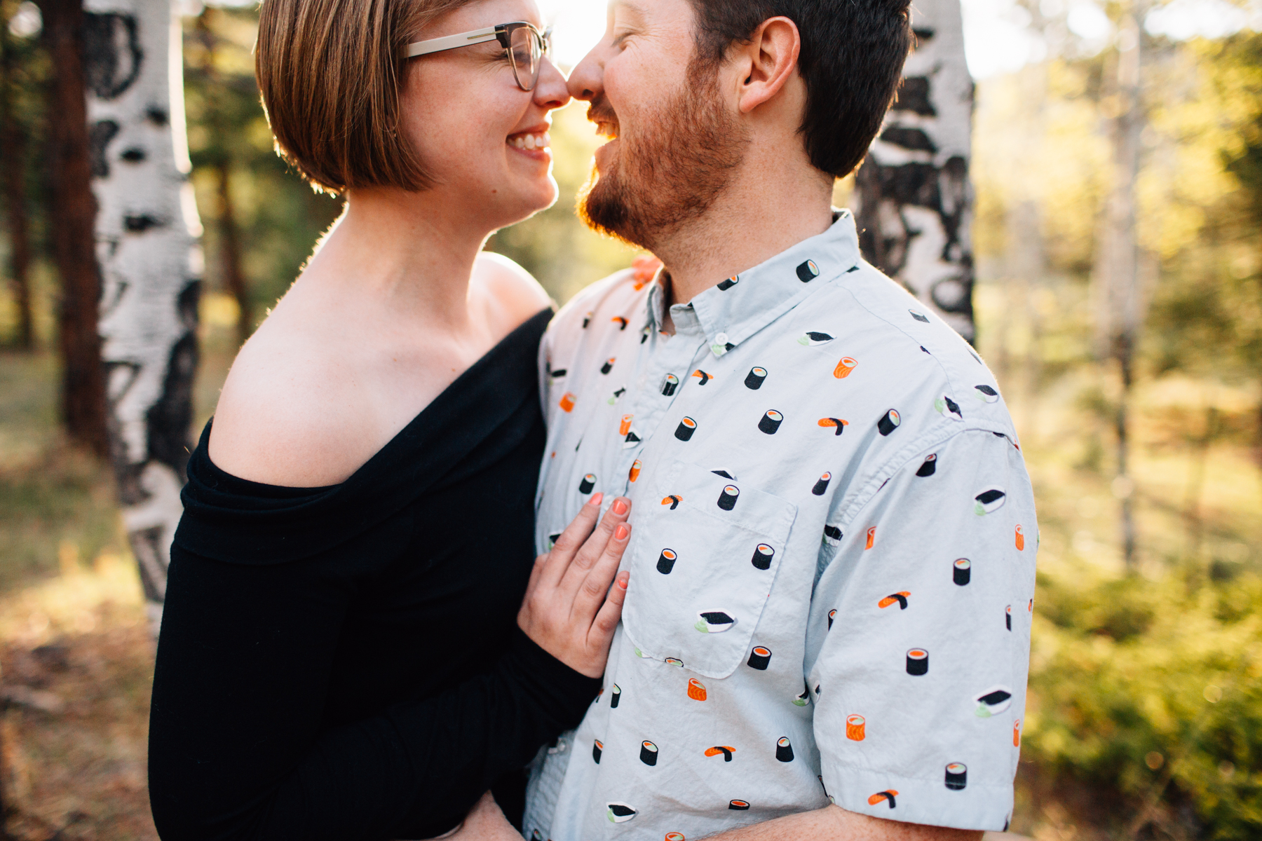 Evergreen Three Sisters Park Engagement 